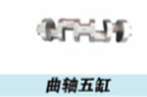 Five-cylinder crankshaft